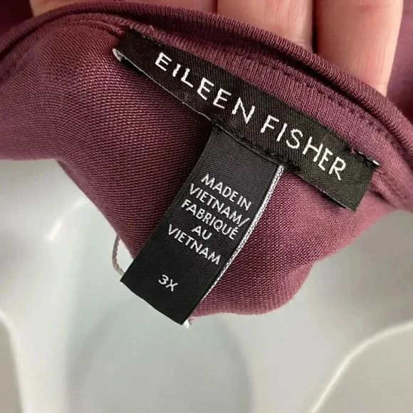 NWT Eileen Fisher Fine Jersey Crew Neck Tank Fig size 3X - Picture 6 of 8